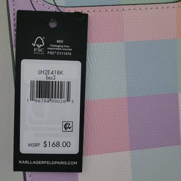 Karl Lagerfeld Maybelle Crossbody-Rainbow Pastel - Picture 6 of 13
